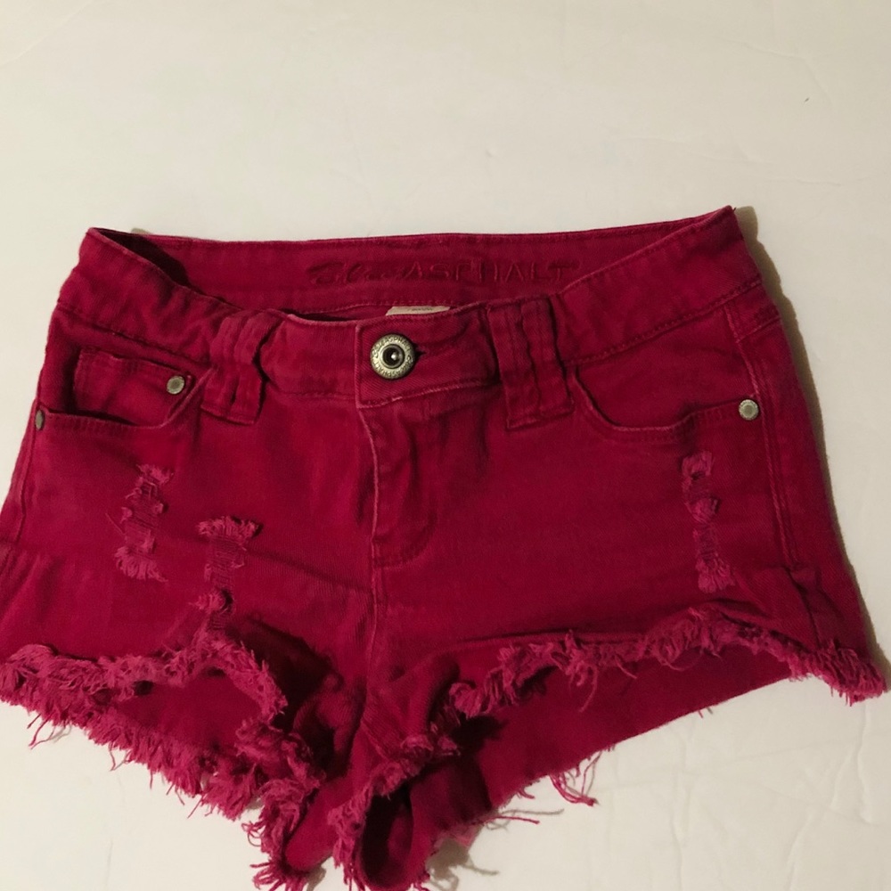 Blue Asphalt Jean Shorts